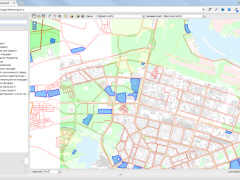 Provision of information contained in the urban development support information system