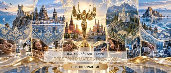 О финальном этапе приема заявок на участие во Всероссийской премии «ПРЕДПРИНИМАТЕЛЬ ГОДА – 2026»