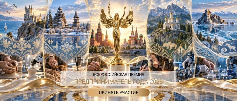 О финальном этапе приема заявок на участие во Всероссийской премии «ПРЕДПРИНИМАТЕЛЬ ГОДА – 2026»