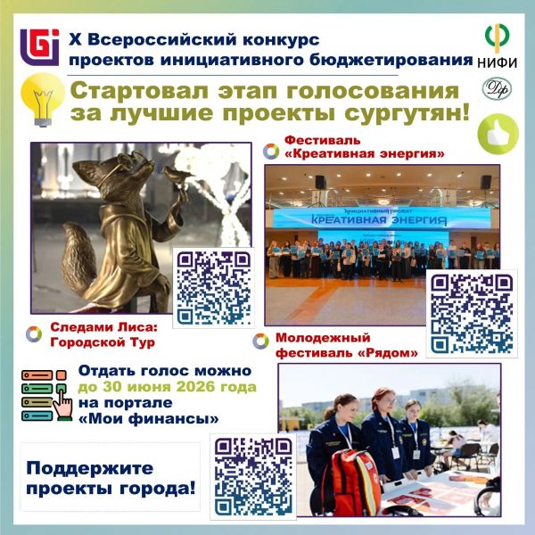 О проведении голосования до 30 июня за лучшие проекты X Всероссийского конкурса проектов инициативного бюджетирования