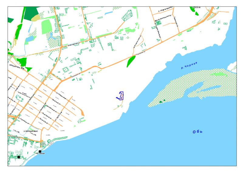 Eastern industrial area